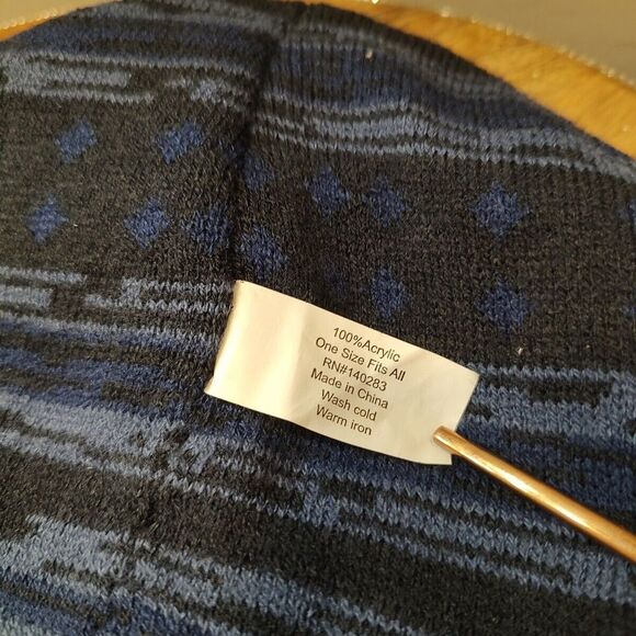 Cold Culture Trading Co. Navy Blue‎ Reversible Cap Winter Beanie Hat Winter Fall - Picture 5 of 5